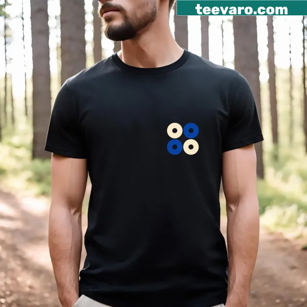 Abstract typography design on a modern T-shirt