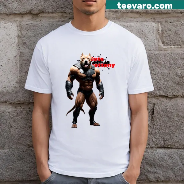 Minimalist T-shirt with a cute digital art design