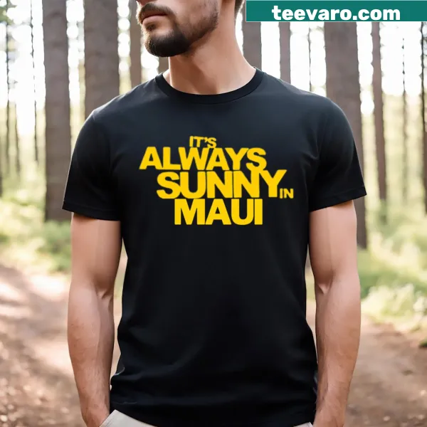 Playful Maui-themed design on a t-shirt