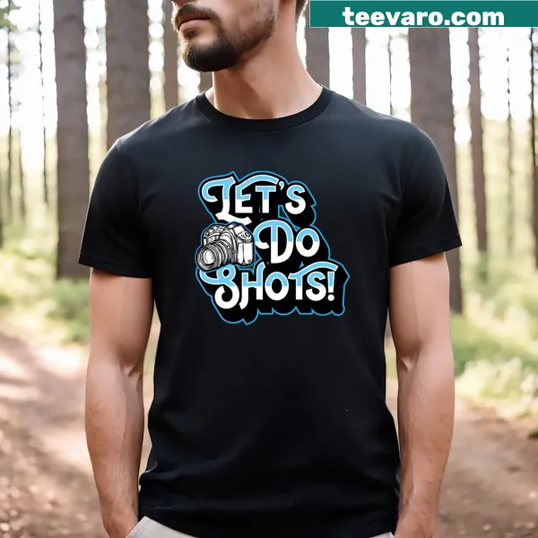 Retro-style funny photography pun t-shirt