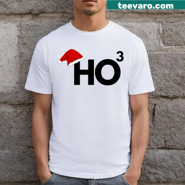 Playful 'Ho Ho Ho!' Christmas-themed T-shirt
