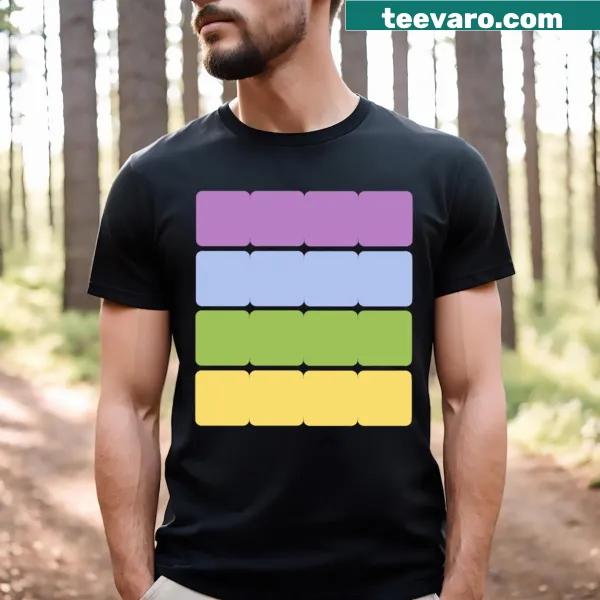 Graphic T-shirt inspired by classic connection games