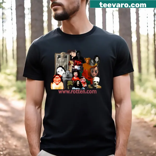 Edgy T-shirt featuring a bold Rotten graphic design