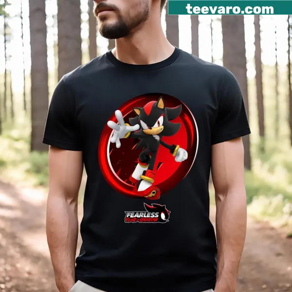 Dynamic Sonic the Hedgehog graphic t-shirt