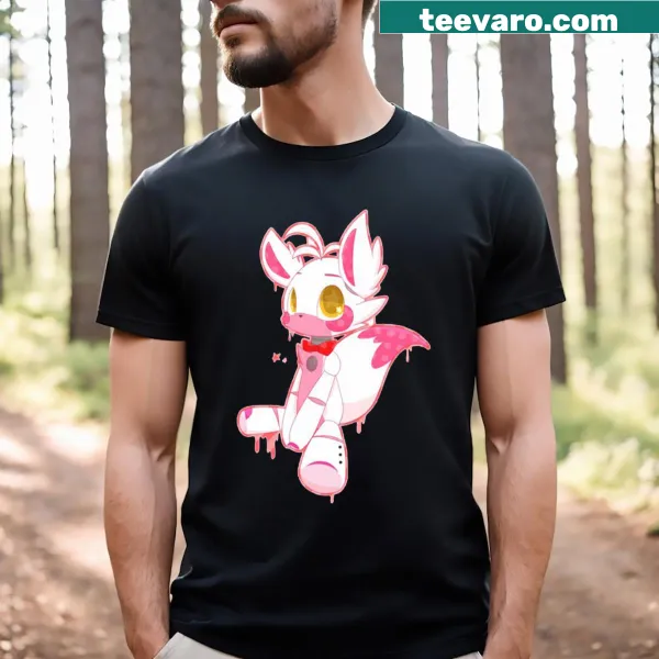 Gaming T-shirt featuring Mangle character from FNAF