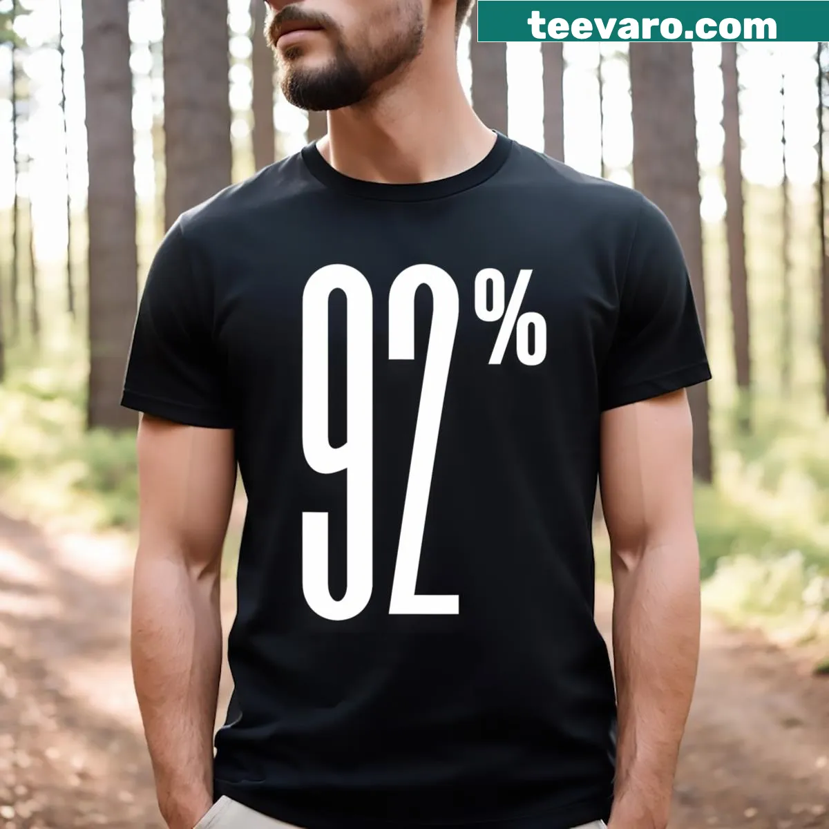 Funny graphic T-shirt featuring a humorous Christmas design with Santa — on a men's t-shirt