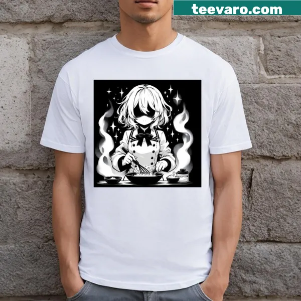 Whimsical T-shirt featuring a Magic Chef graphic