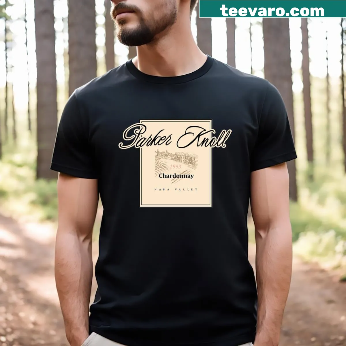 Nostalgic t-shirt inspired by the theme of parenthood and family connections — on a men's t-shirt