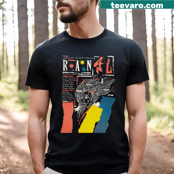 Minimalist T-shirt with the word 'Ran' printed