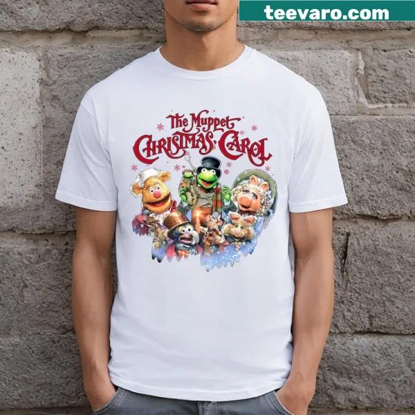Retro Muppets Christmas Carol t-shirt with nostalgic design