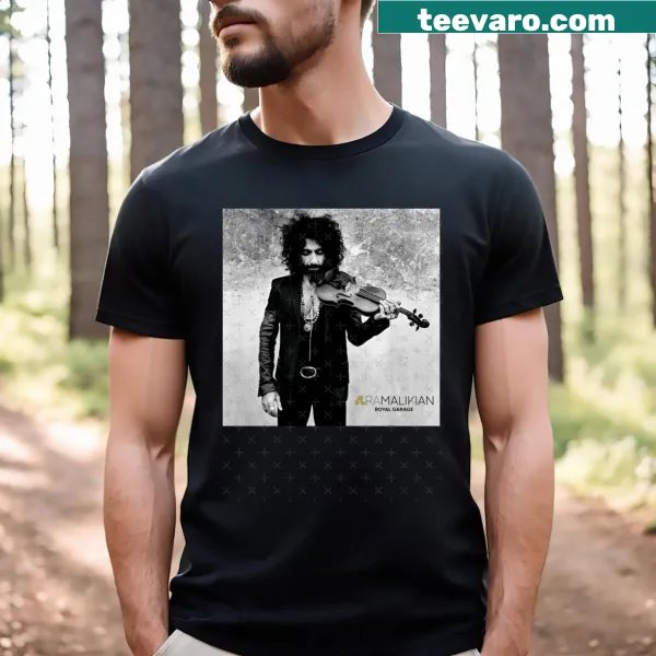 T-shirt featuring Ara Malikian Royal Garage album title
