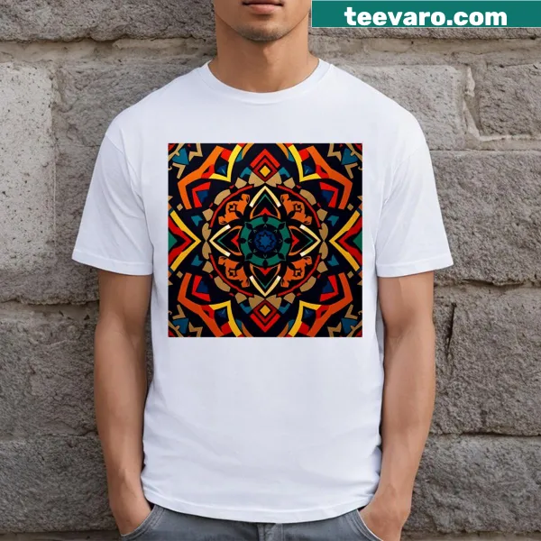 T-shirt displaying a captivating tribal pattern design