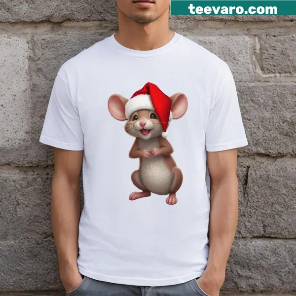 T-shirt with cute animal patterns for Christmas