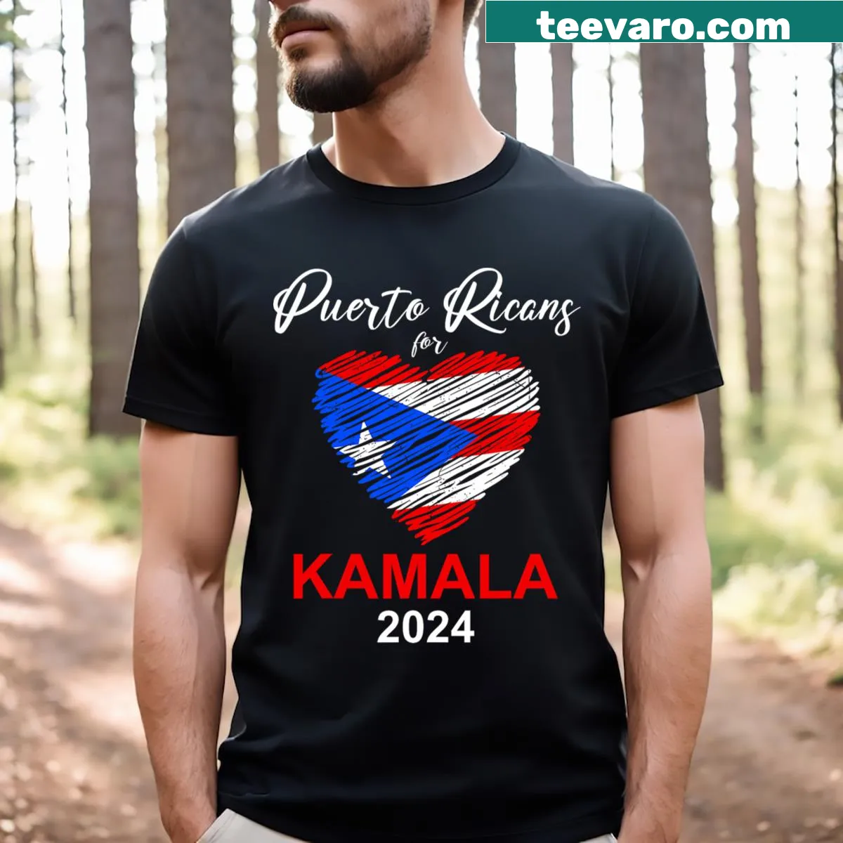 Bold T-shirt with text: Puerto Rico Is Not Garbage — on a men's t-shirt