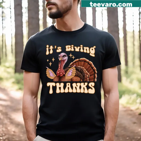 Thanksgiving T-shirt featuring a turkey design