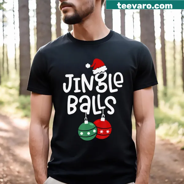 Funny matching couple T-shirts with humorous Christmas phrases