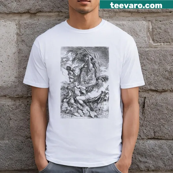 Vintage-style T-shirt celebrating Giovanni Benedetto Castiglione