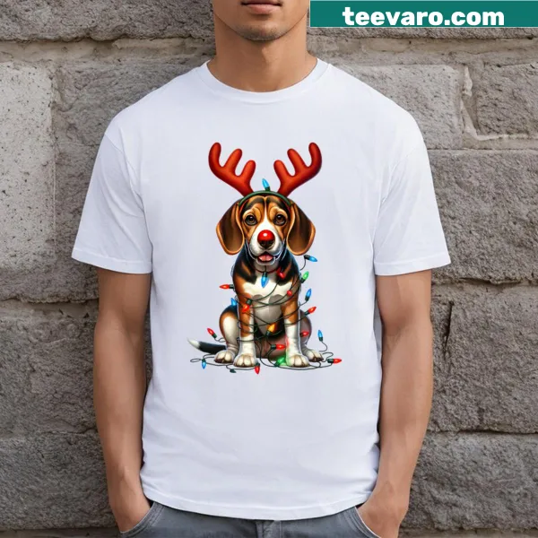 Illustration of a Beagle dog on a t-shirt