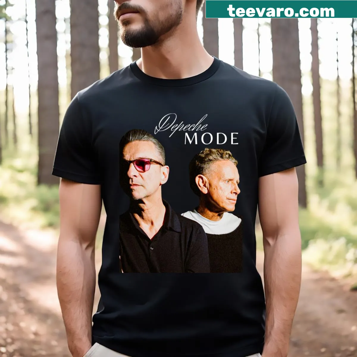 Minimalist typographic T-shirt celebrating DM role in gaming — on a men's t-shirt