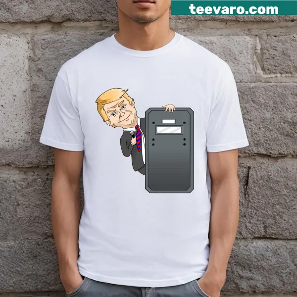 T-shirt featuring a graphic design related to Donald Trump