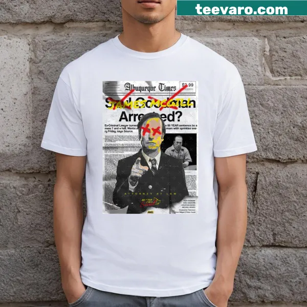 Illustrative shirt featuring James McGill from Better Call Saul