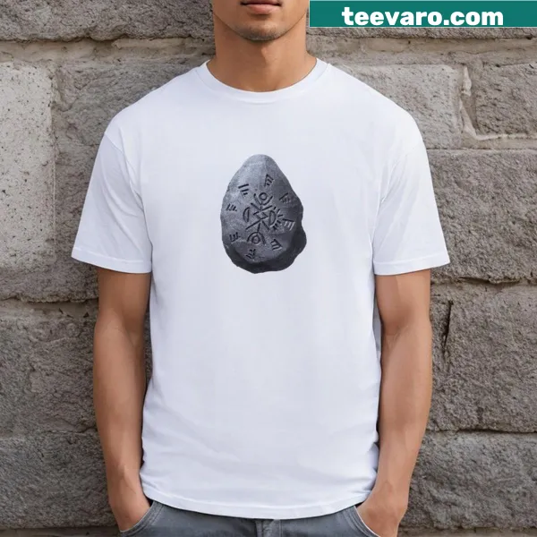 T-shirt featuring the Talisman Stone design from a TV series