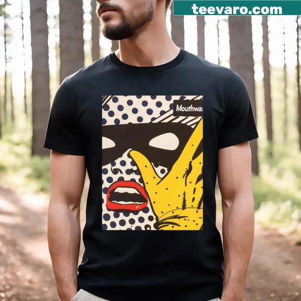 Dark atmospheric t-shirt featuring Captain Curly Mouthwash