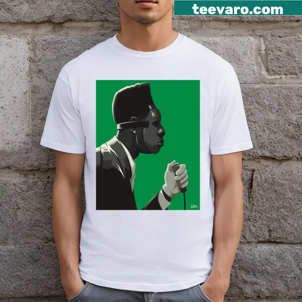 Minimalist design on a refined V1 t-shirt