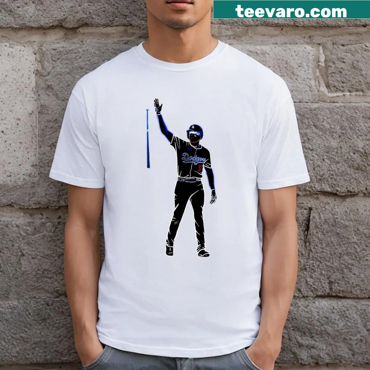 Graphic tribute to baseball culture — on a men's t-shirt