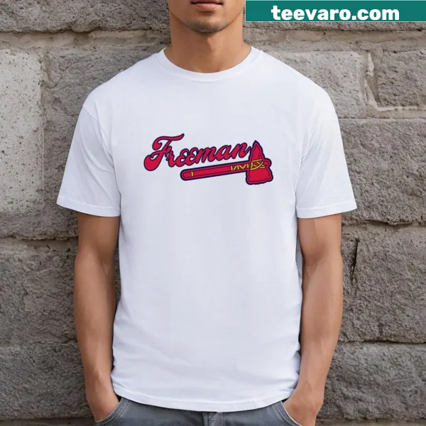 White essential t-shirt dedicated to Freedie Freeman