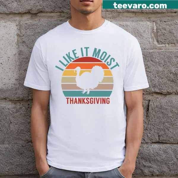 Humorous Thanksgiving t-shirt featuring a funny turkey saying