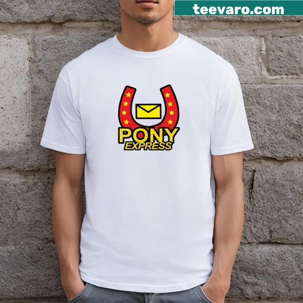 Humorous Mouthwashing Video Game Pony Express tee