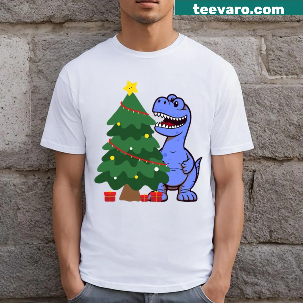 Playful t-shirt designed for New Year's Eve 2025 celebrations — on a men's t-shirt