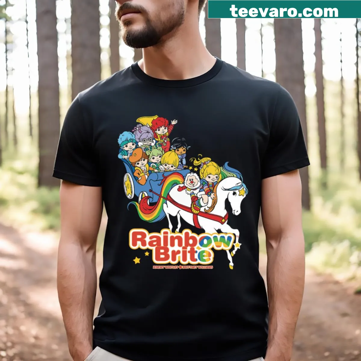 Inspirational graphic shirt with a message about love and courage — on a men's t-shirt