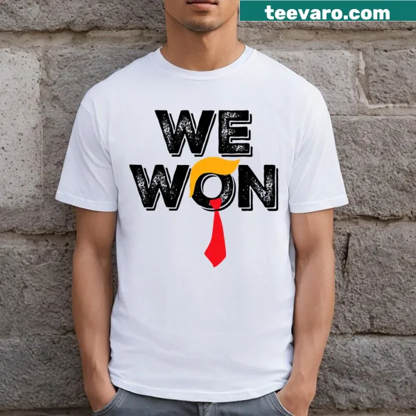 Graphic tee with bold text about political resilience for 2024