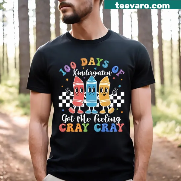 Funny Pre K 100 Days T-shirt for kids with playful phrase