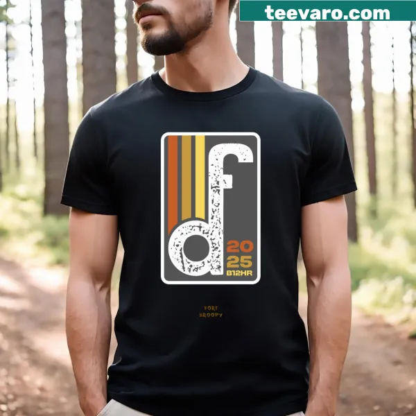 Droopy character logo on a nostalgic t-shirt