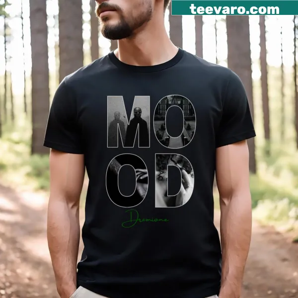 Dramione fanfic-themed T-shirt with playful typography