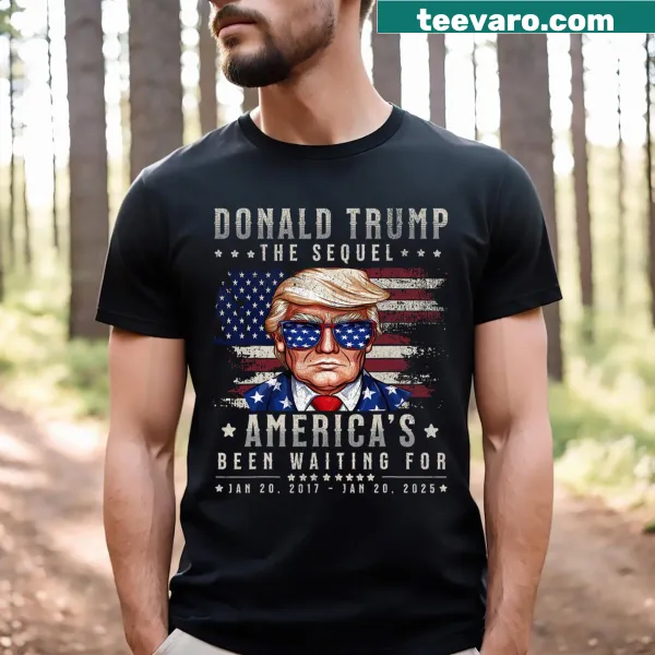 Illustrated Trump Inauguration Day t-shirt for men with a funny twist