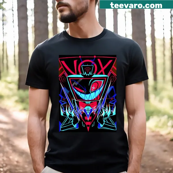 Hazbin Hotel Vox character T-shirt for fans