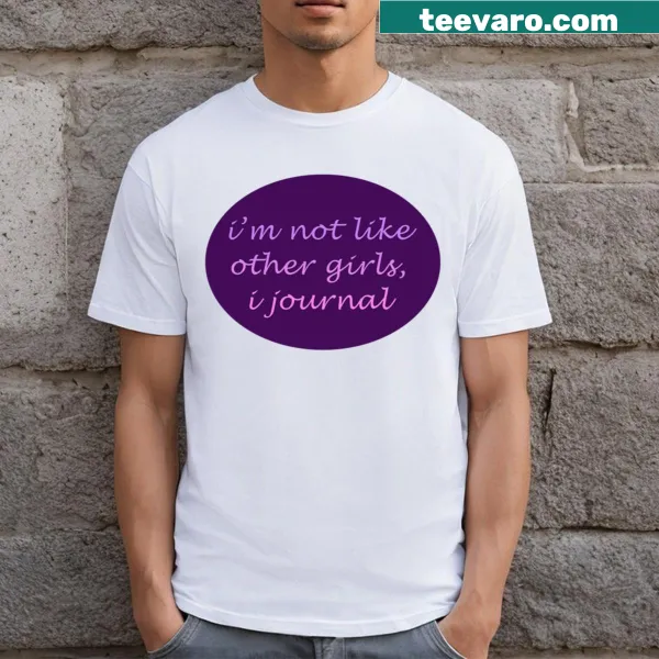 Typographic design promoting pride and positivity on a T-shirt
