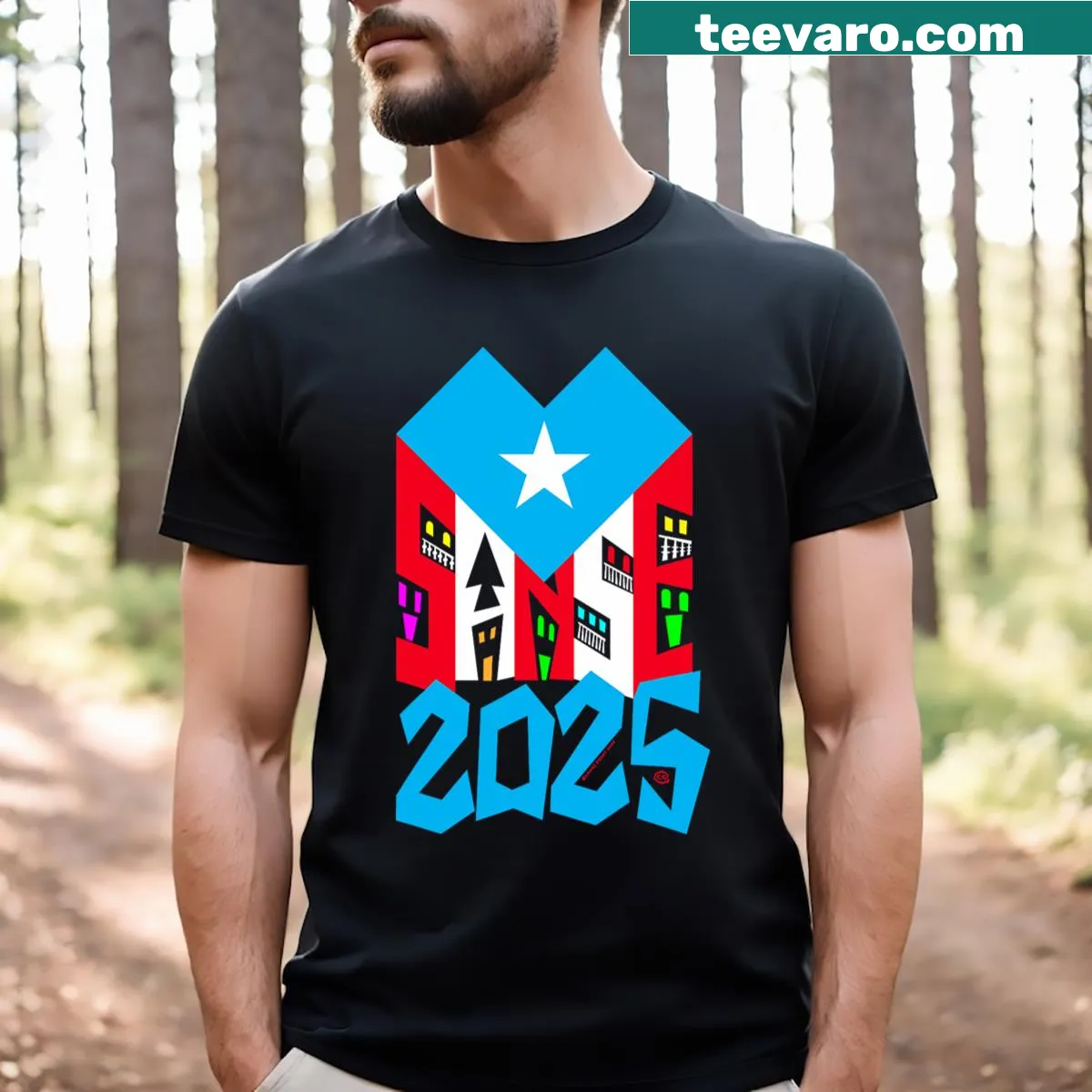 Balcones De Cora Sanse 2025 T-shirt with thoughtful graphic — on a men's t-shirt