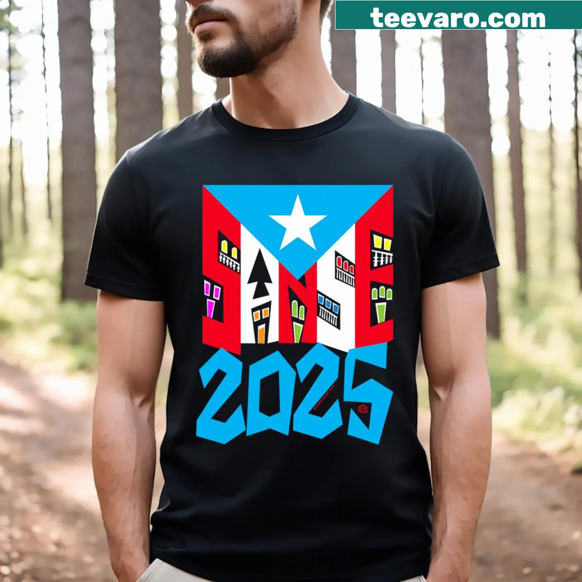 Balcones De La Sanse 2025 T-shirt with imaginative graphic — on a men's t-shirt
