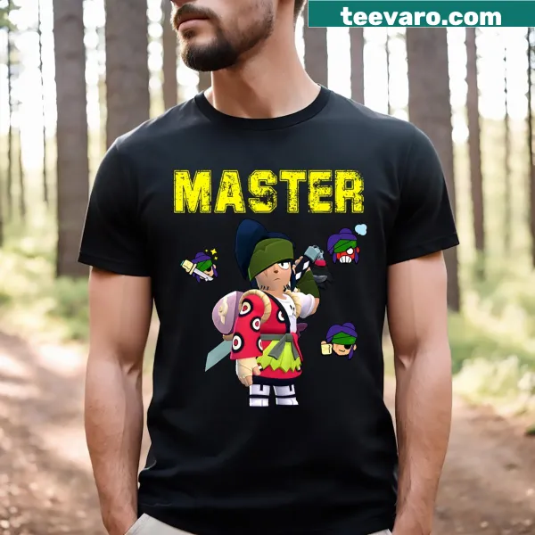 Brawl Master gaming t-shirt featuring a brawling character graphic
