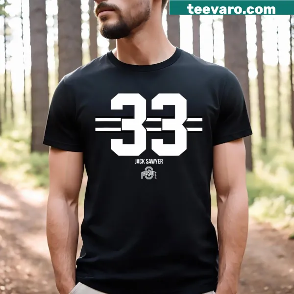 Ohio State Football Jack Sawyer 33 T-shirt