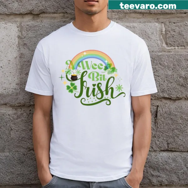 T-shirt celebrating Irish culture with a playful graphic