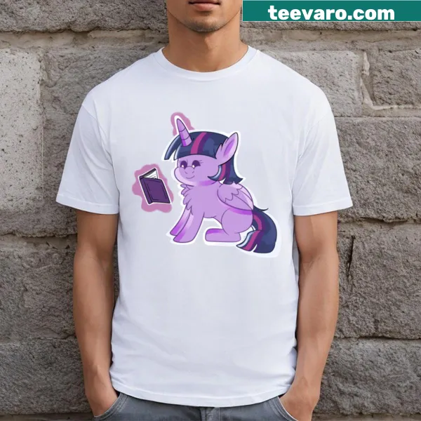 Baby alicorn design inspired by Twilight Sparkle on a T-shirt