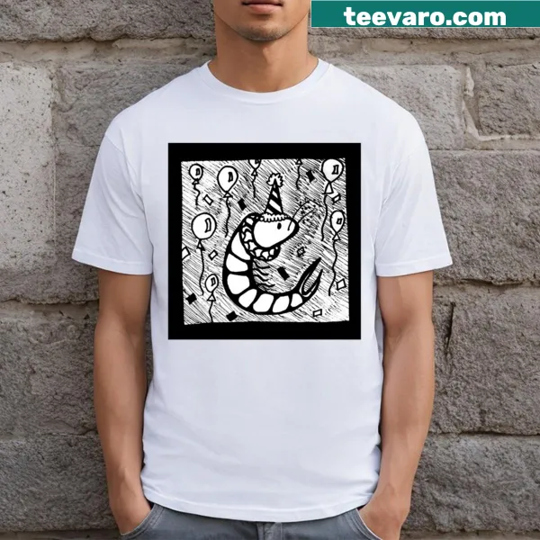 Unique clown shrimp illustration in tattoo style