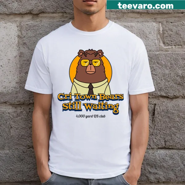 Retro-style T-shirt with a graphic of a fictional town called Cri