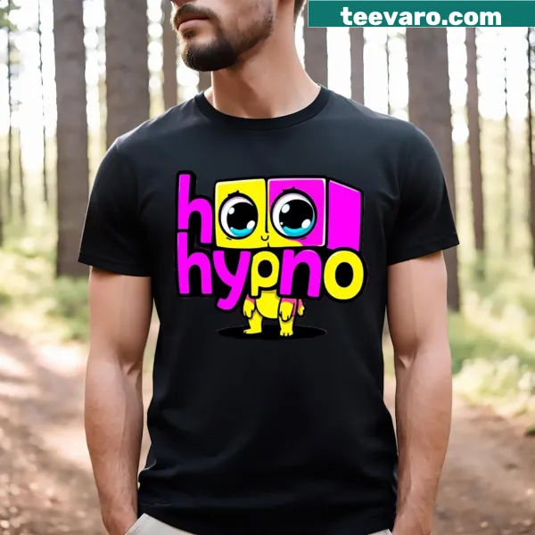 Hypnotic eye graphic on a T-shirt